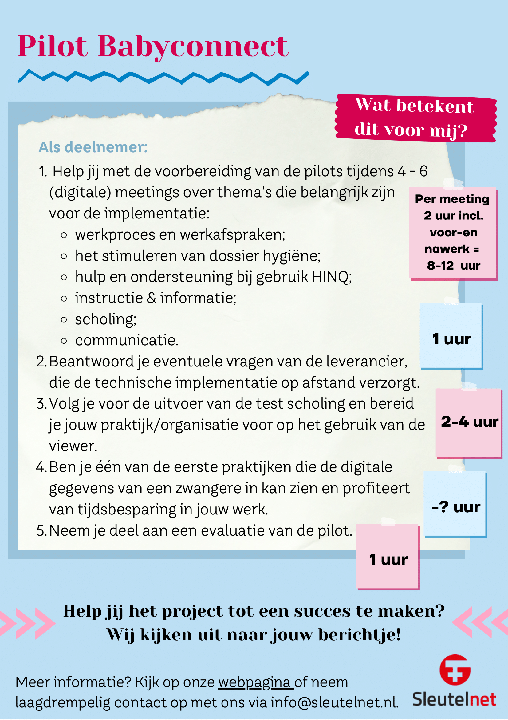 Flyer Toelichting Pilots Babyconnect 2